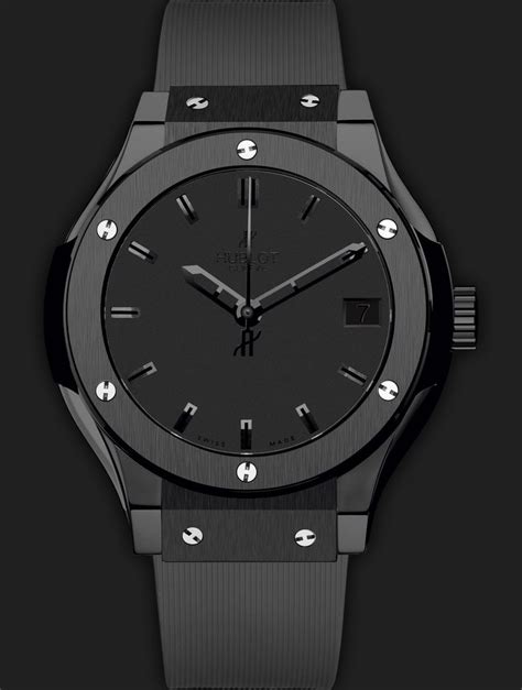 hublot noire|all black hublot.